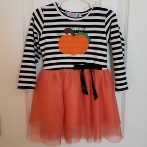 Halloween or Fall dress with tutu style